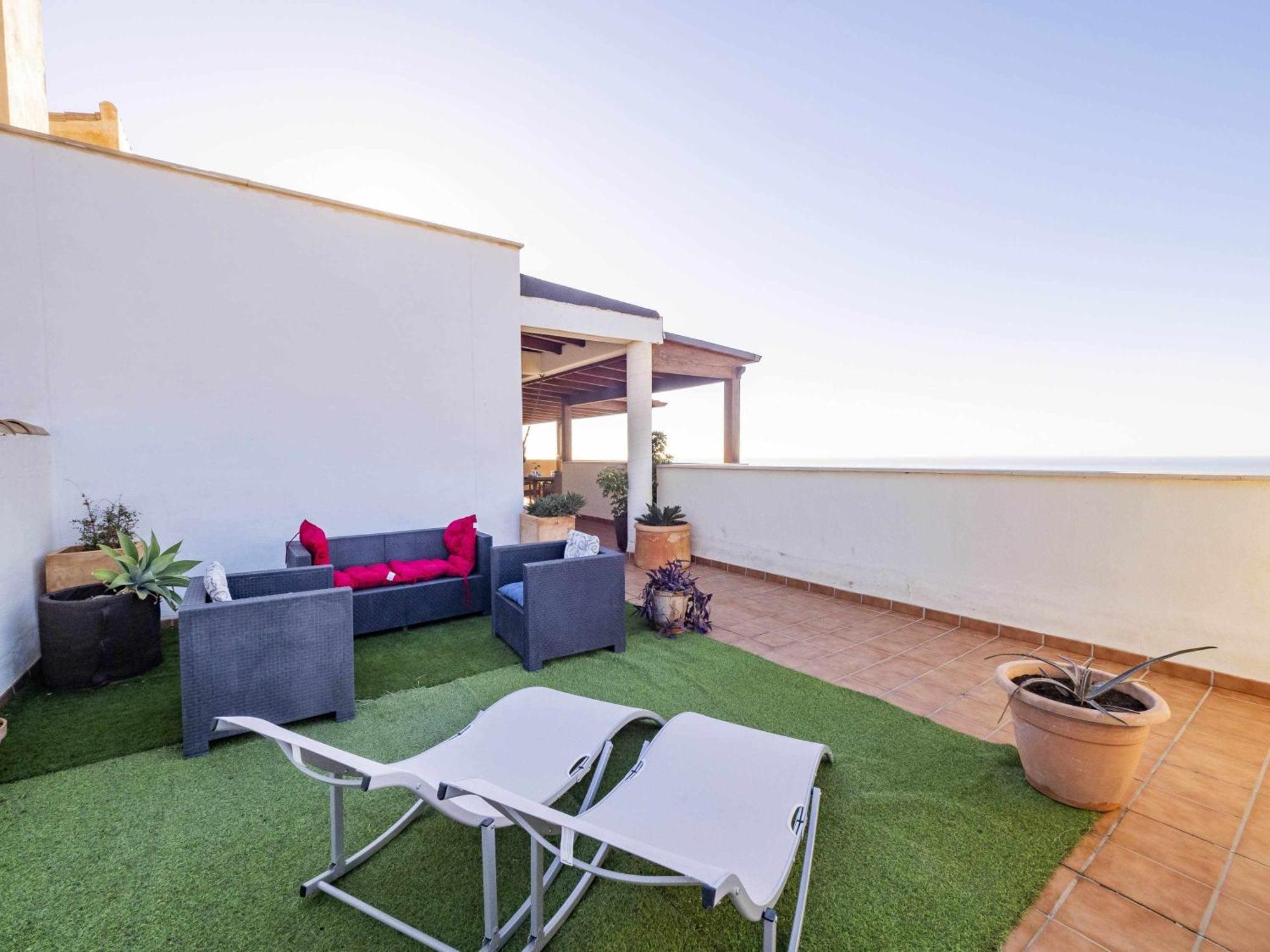 Apartament Atico Con Vistas Al Mar Piscina Y Parking Malaga Zewnętrze zdjęcie