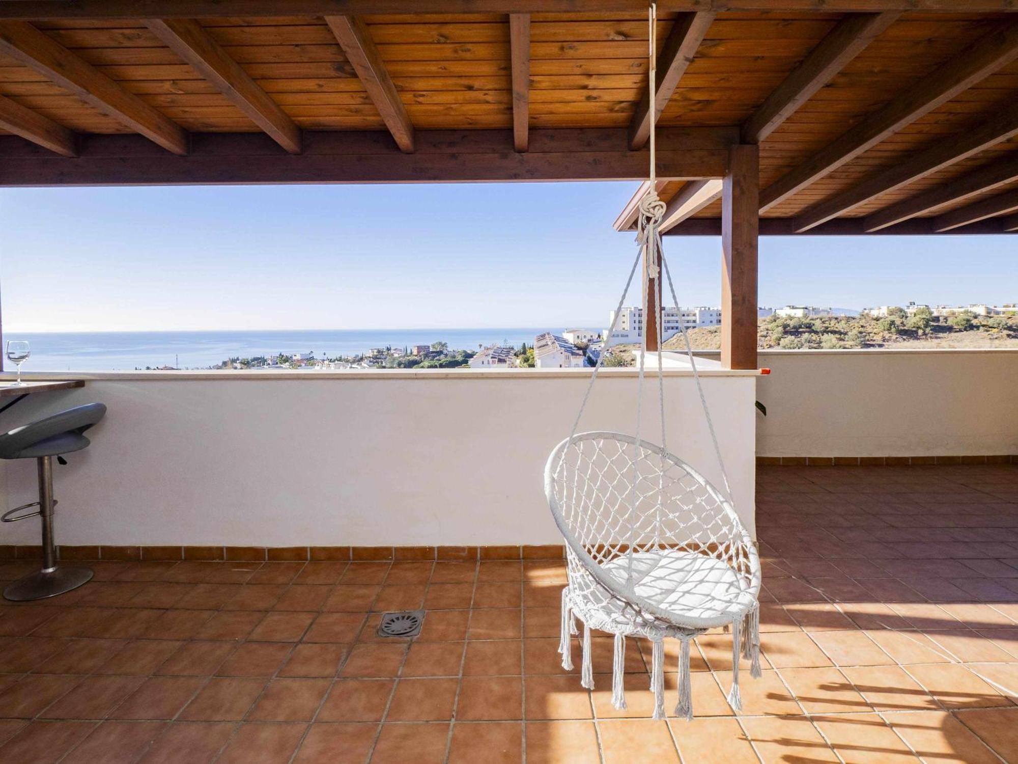 Apartament Atico Con Vistas Al Mar Piscina Y Parking Malaga Zewnętrze zdjęcie