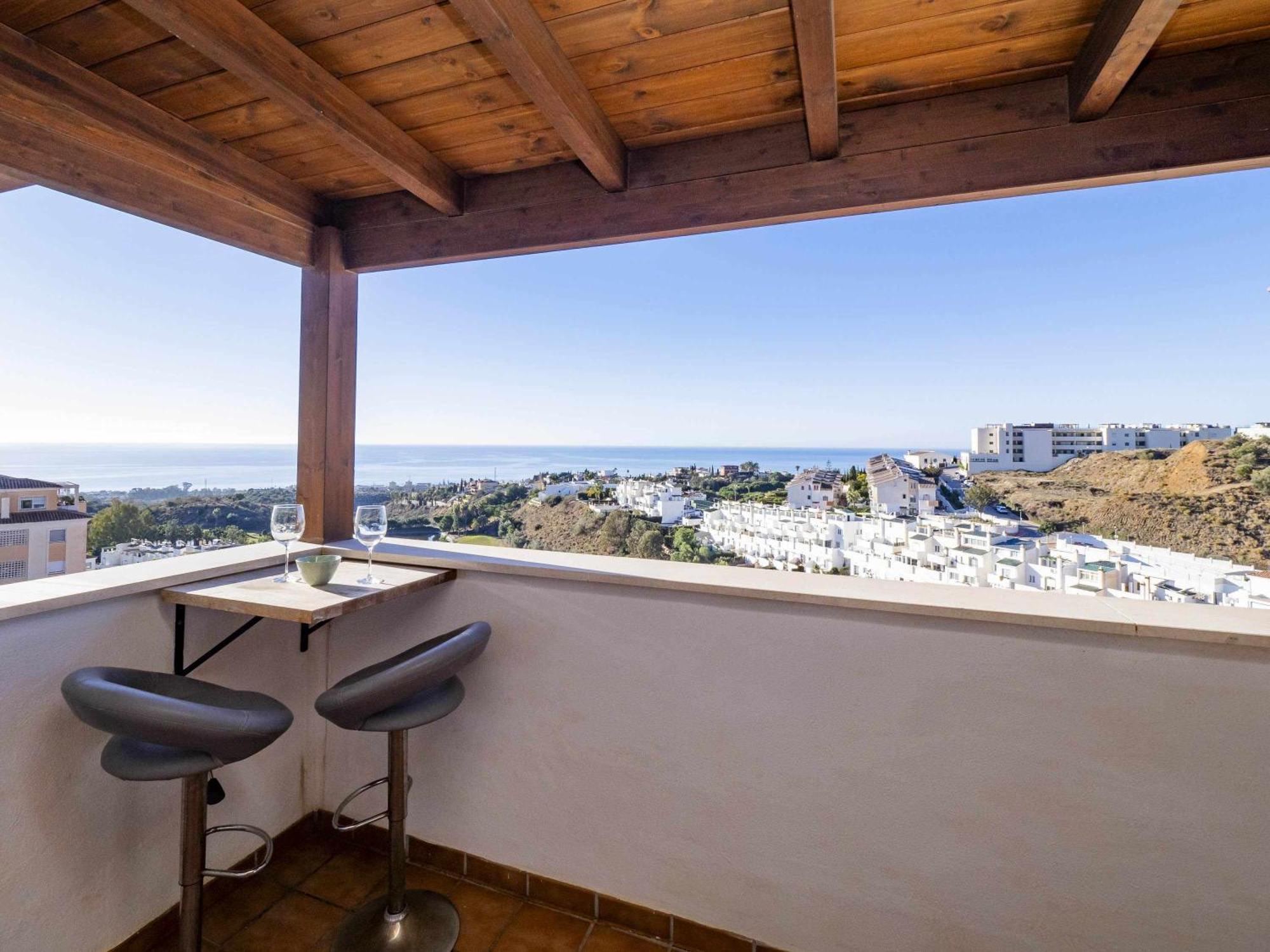 Apartament Atico Con Vistas Al Mar Piscina Y Parking Malaga Zewnętrze zdjęcie