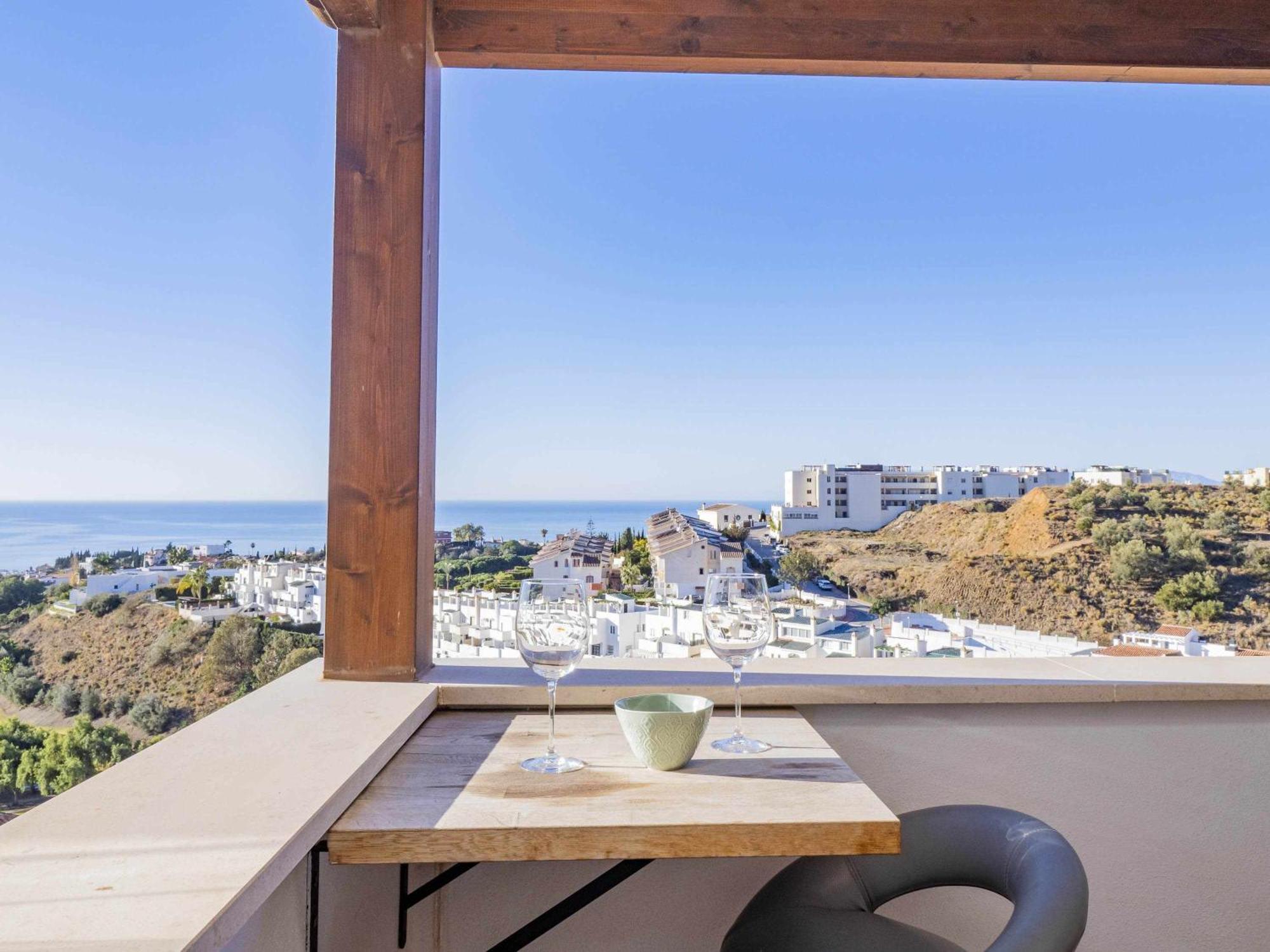 Apartament Atico Con Vistas Al Mar Piscina Y Parking Malaga Zewnętrze zdjęcie