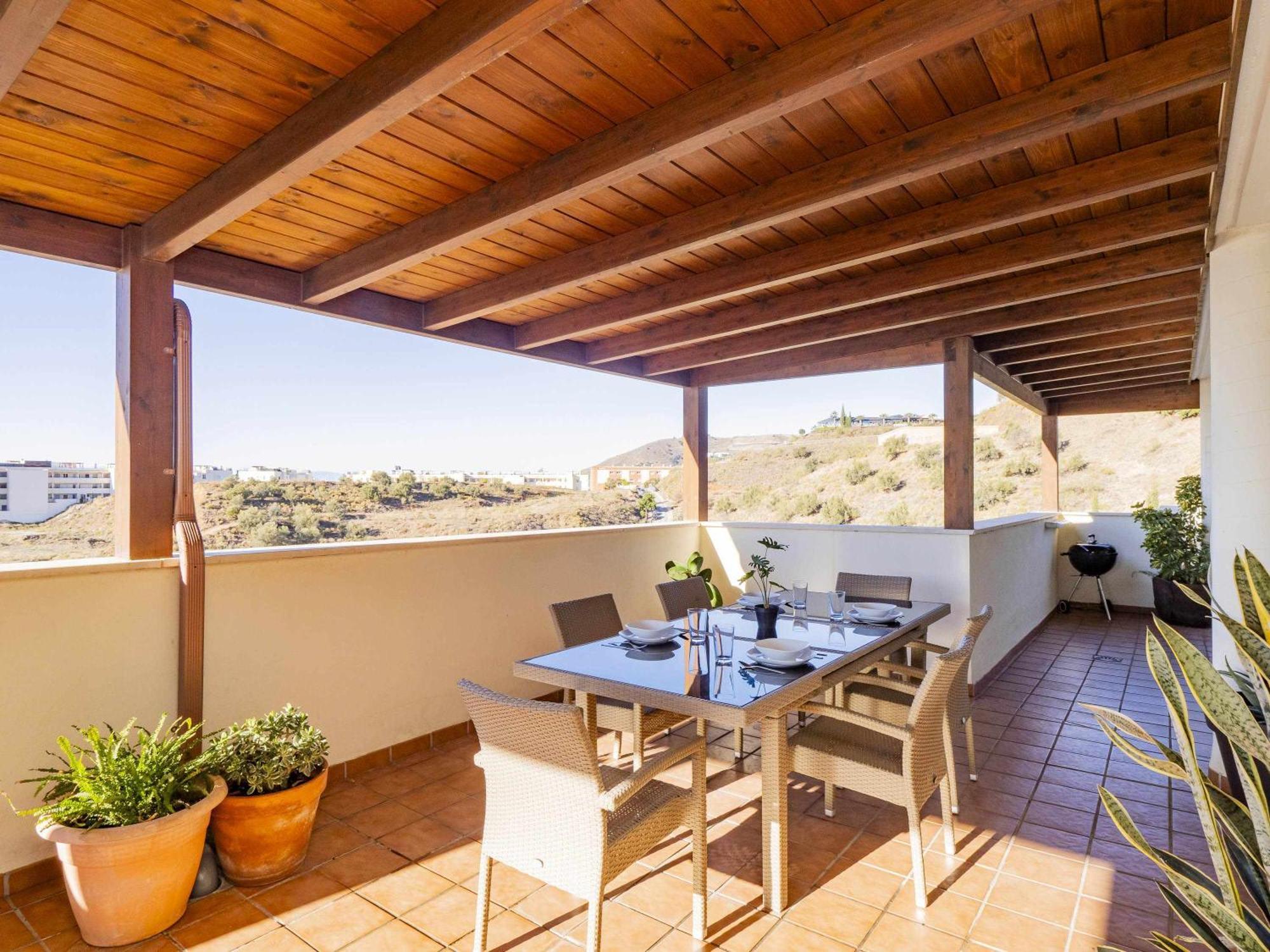 Apartament Atico Con Vistas Al Mar Piscina Y Parking Malaga Zewnętrze zdjęcie