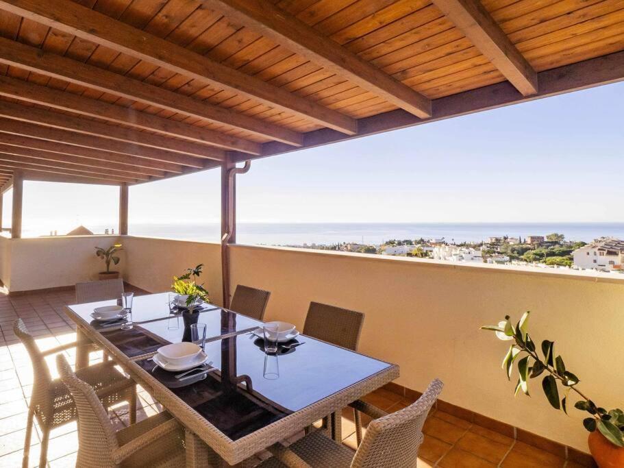 Apartament Atico Con Vistas Al Mar Piscina Y Parking Malaga Zewnętrze zdjęcie